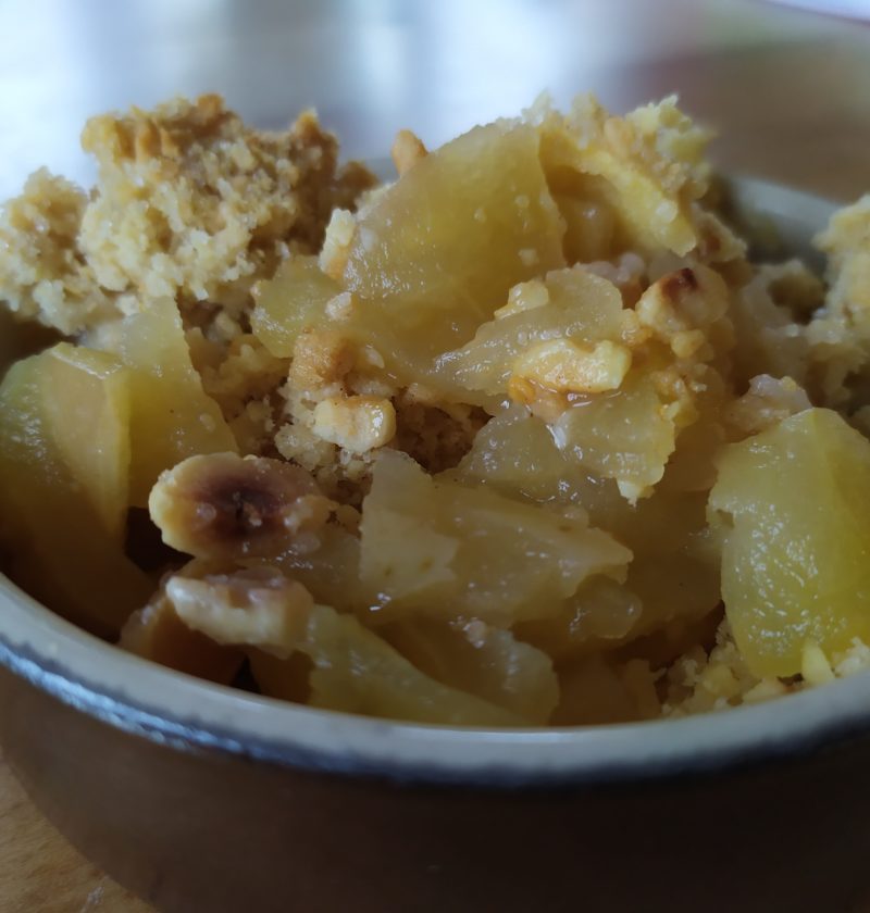 Crumble Aux Pommes Et Noisettes Healthy Vegan